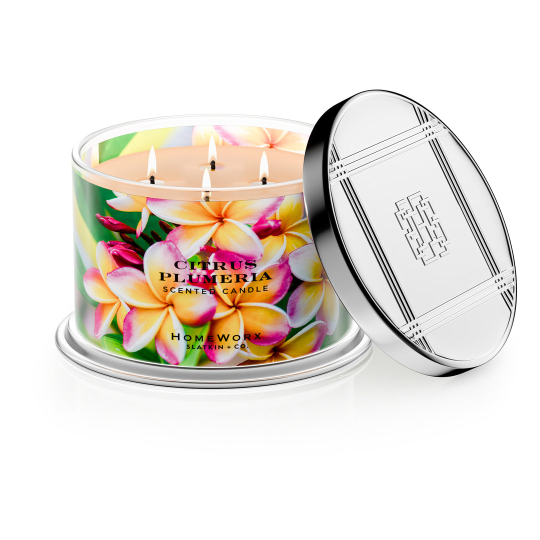 Citrus Plumeria Candle