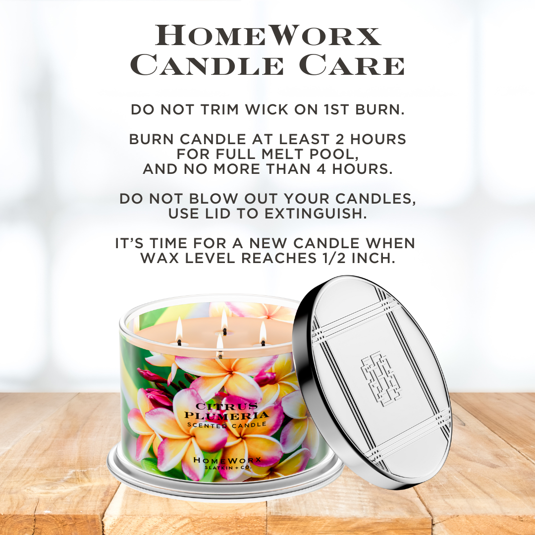 Citrus Plumeria Candle