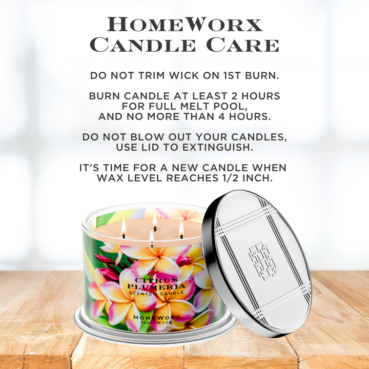 Citrus Plumeria Candle