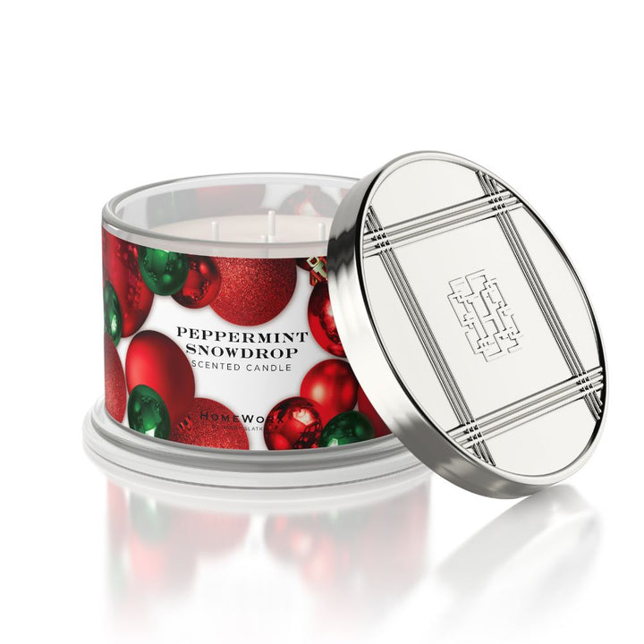 Peppermint Snowdrop 4-Wick Candle