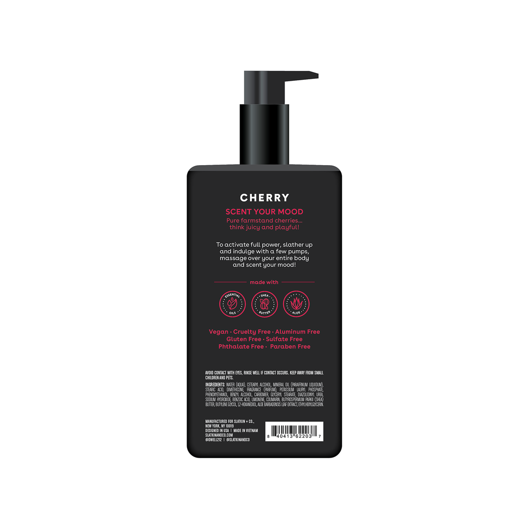 DWELL212 Cherry Body Lotion – Slatkin + Co. DWELL212 Cherry Body Lotion – Slatkin + Co.