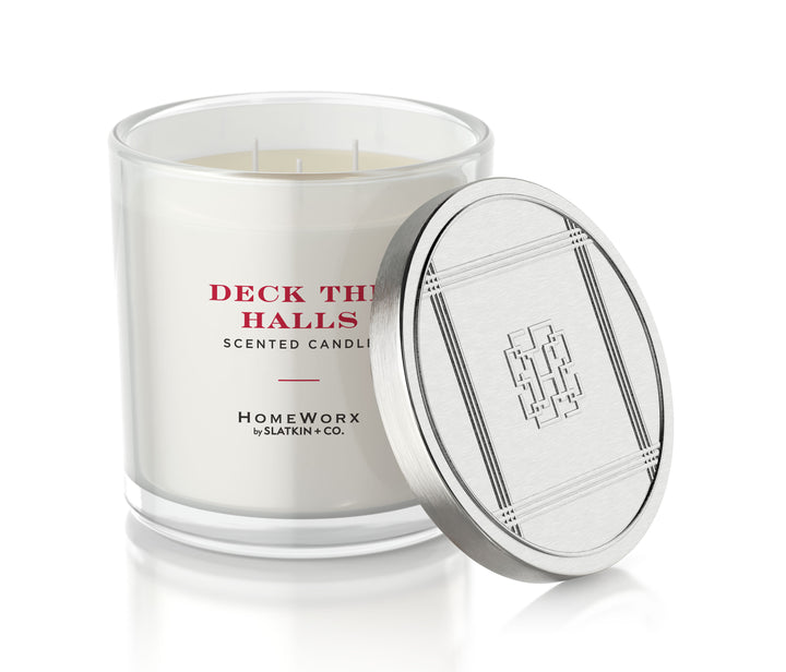 Deck The Halls 3-wick Candle