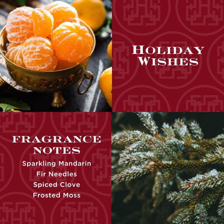 Holiday Wishes 4-wick Specialty Candle with Gift Box