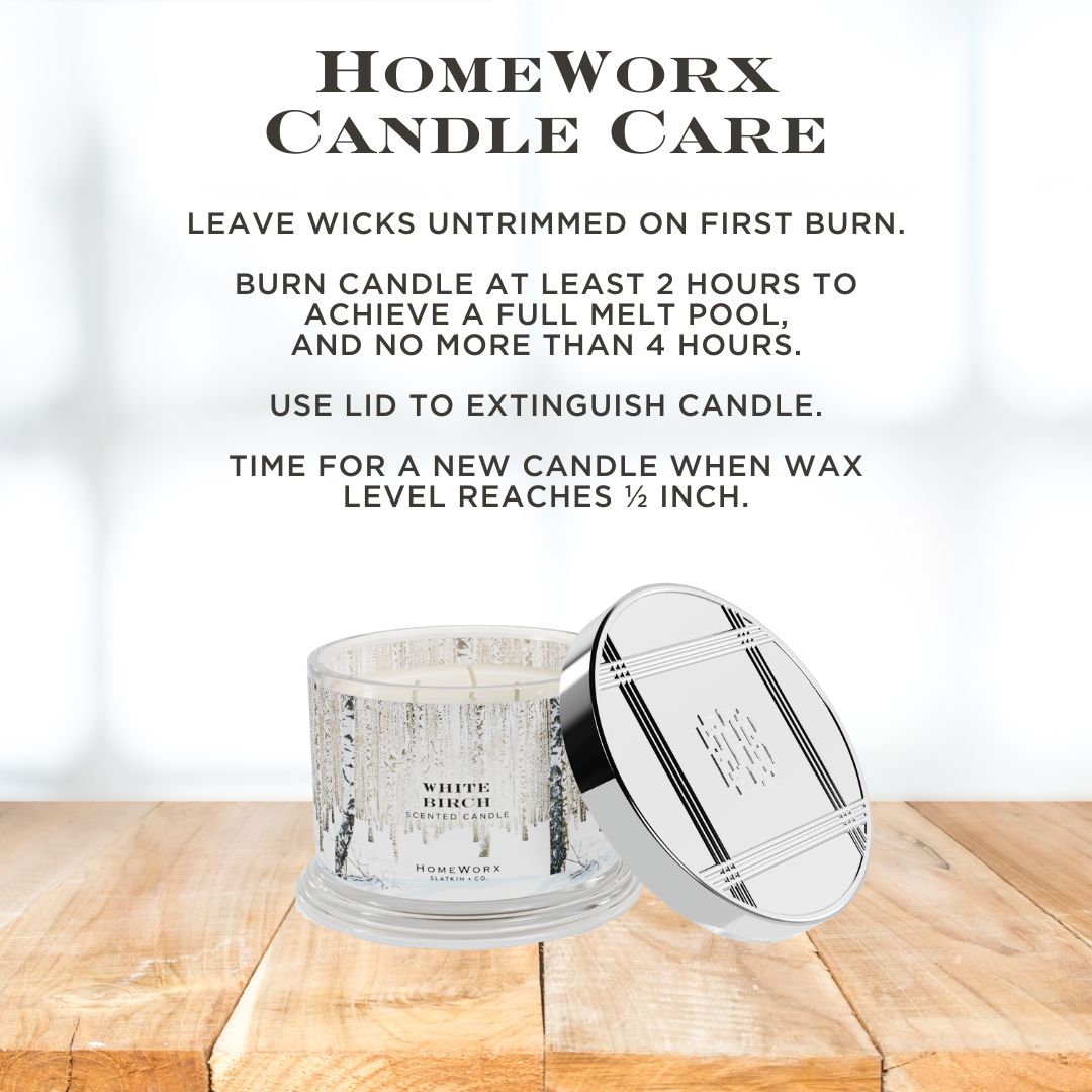 White Birch 3-wick Candle