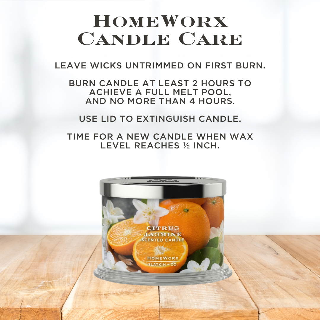 Citrus Jasmine 3-wick Candle – Slatkin + Co.