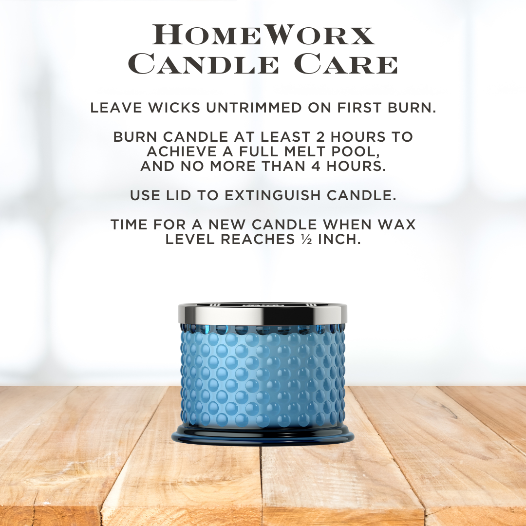 Fresh Snowfall 3-wick Hobnail Candle