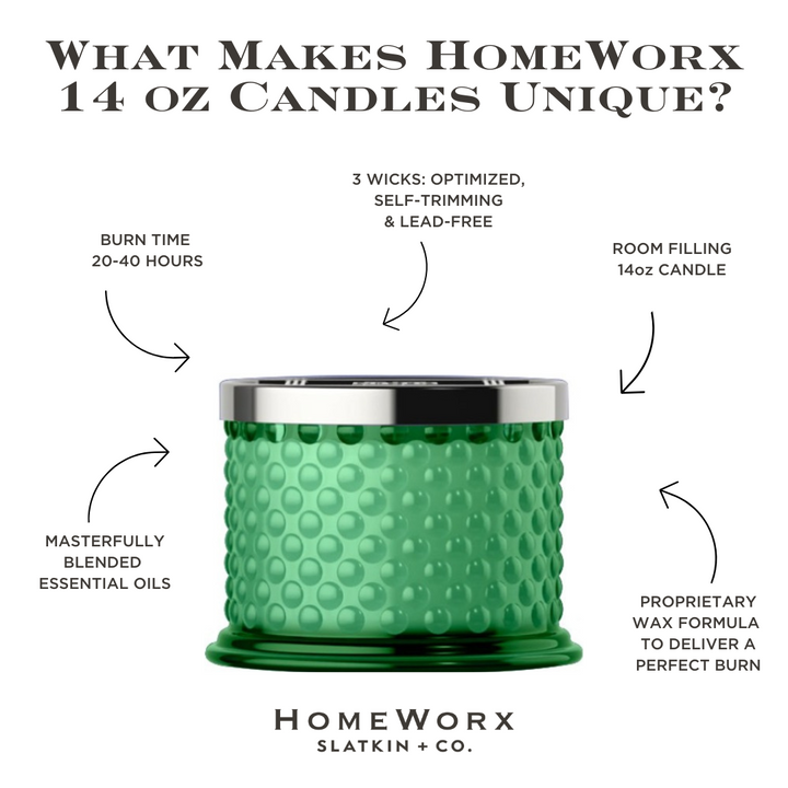 Sea Glass Hobnail Candle