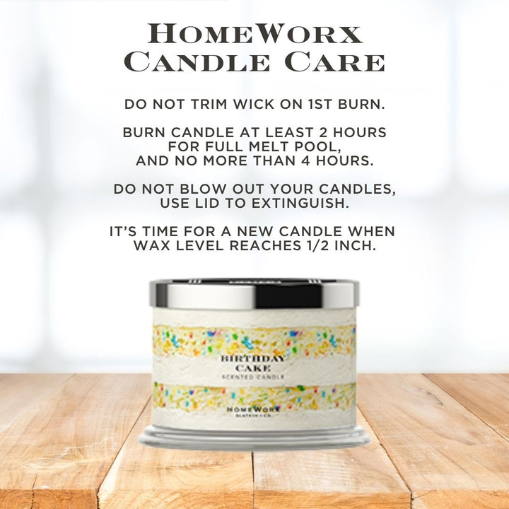 Birthday Cake 3-wick Candle