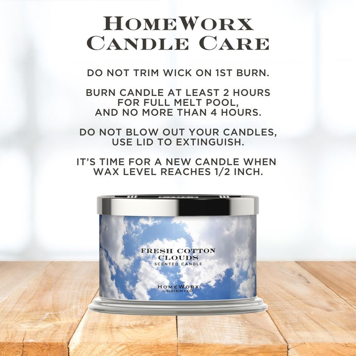 Fresh Cotton Clouds 3-wick Candle