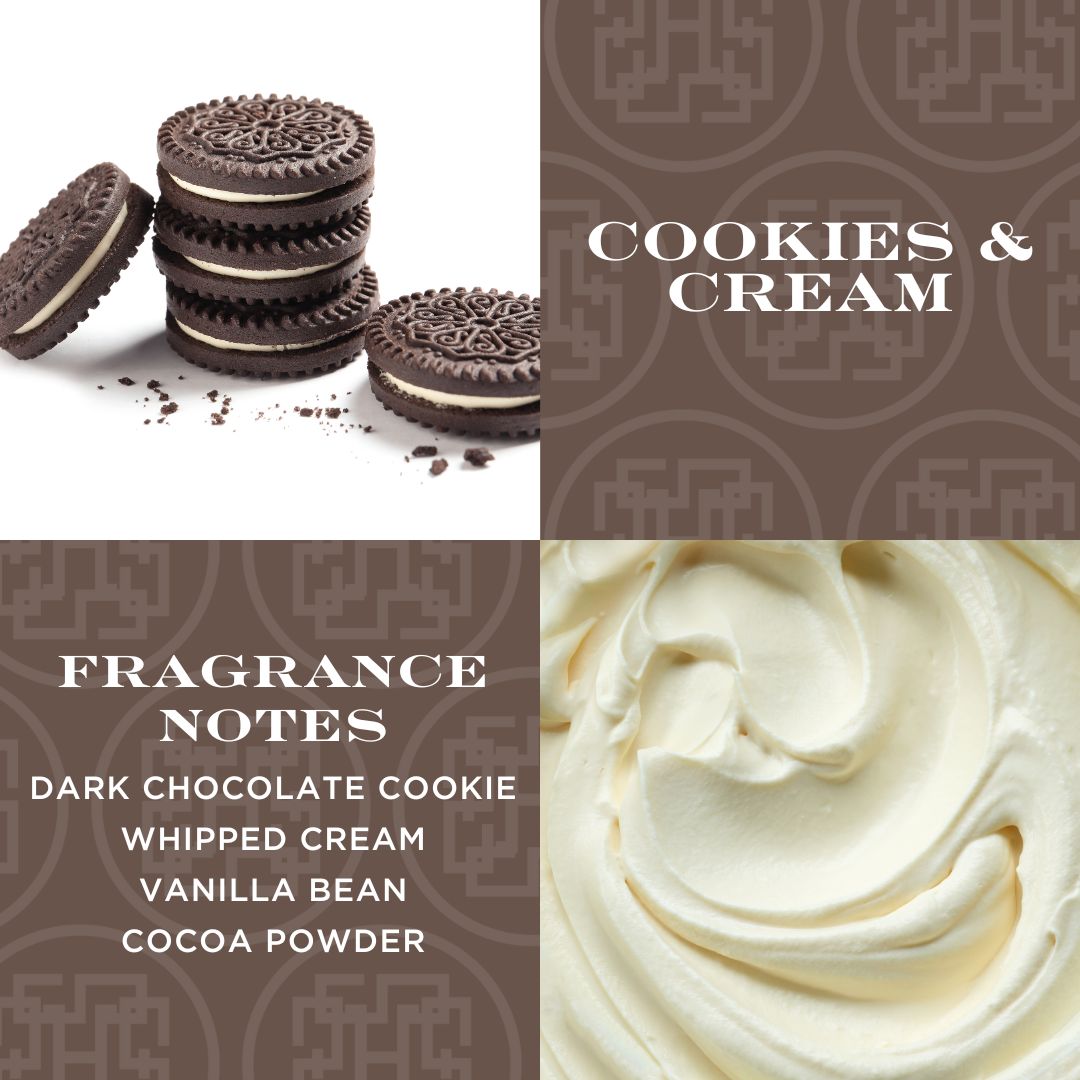 Cookies & Cream Set of 2 4-wick Candles