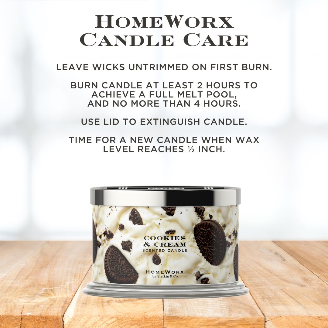 Cookies & Cream Set of 2 4-wick Candles