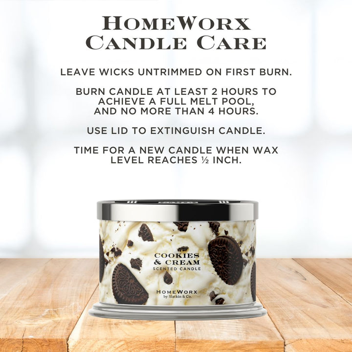 Cookies & Cream Set of 2 4-wick Candles