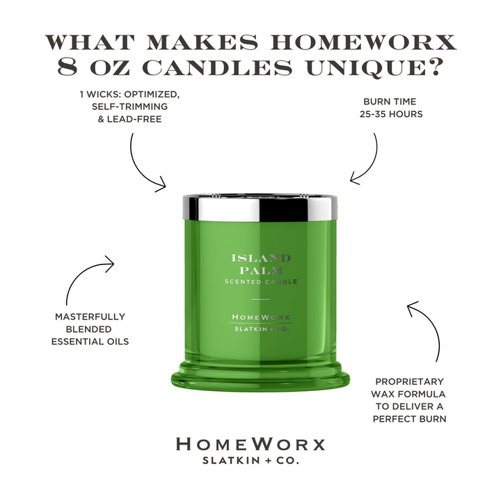 Island Palm 1-wick Candle