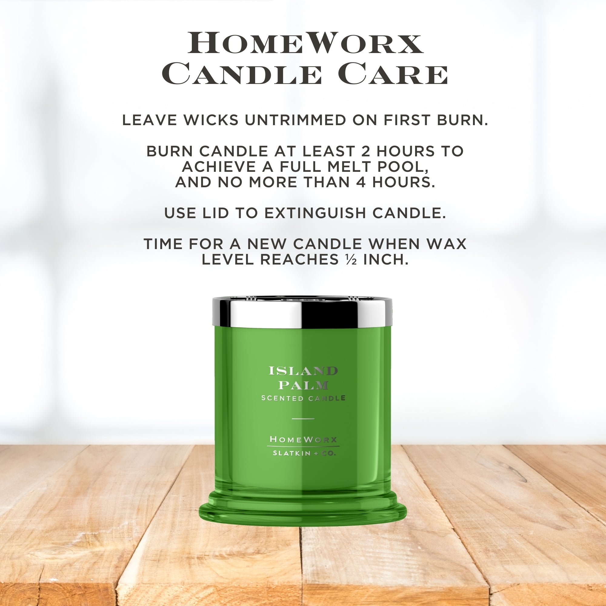 Island Palm 1-wick Candle – Slatkin + Co.