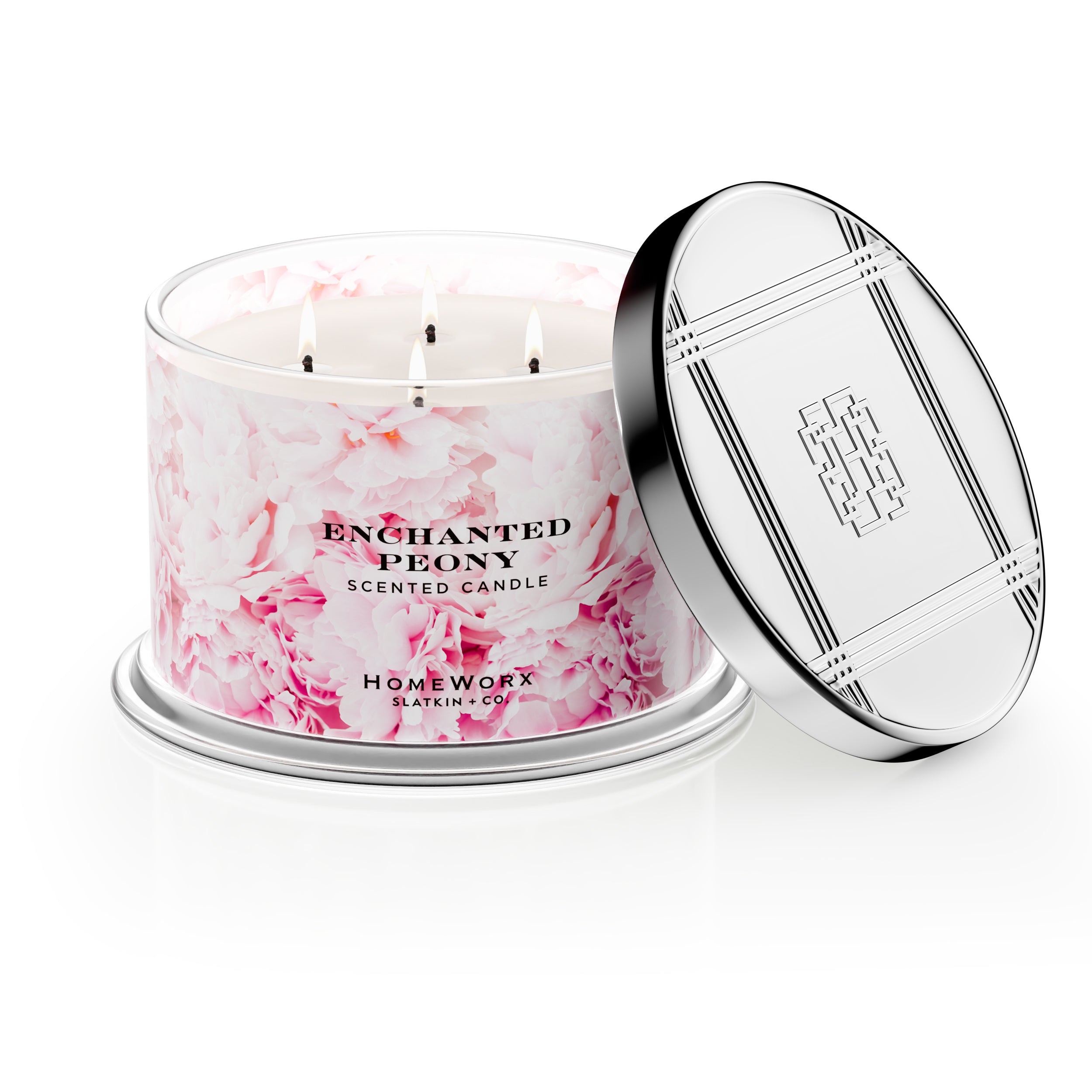 Enchanted Peony 4-wick Candle – Slatkin + Co.