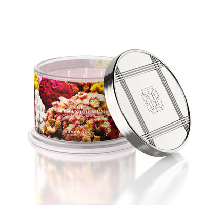 Fall Chrysanthemum Candle