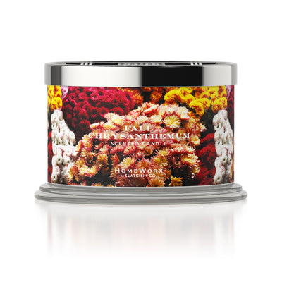 Fall Chrysanthemum Candle