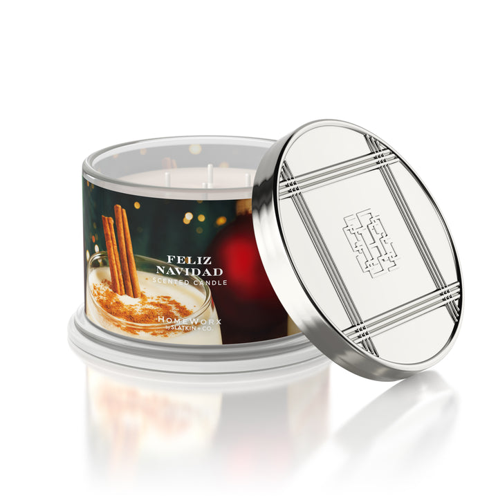 Feliz Navidad Candle