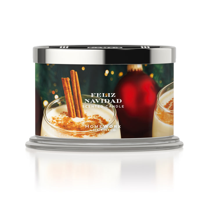 Feliz Navidad Candle
