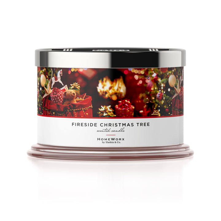 Fireside Christmas Tree Candle