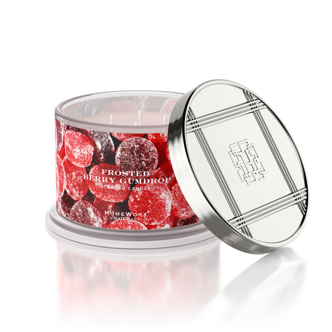 Frosted Berry Gumdrop Candle