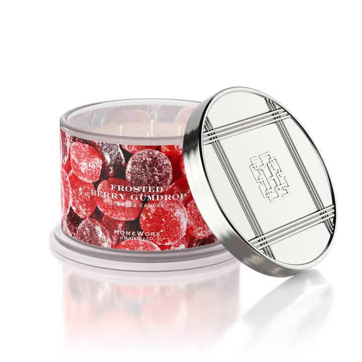 Frosted Berry Gumdrop Candle