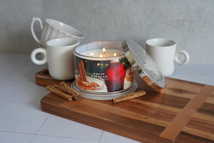 Feliz Navidad Candle