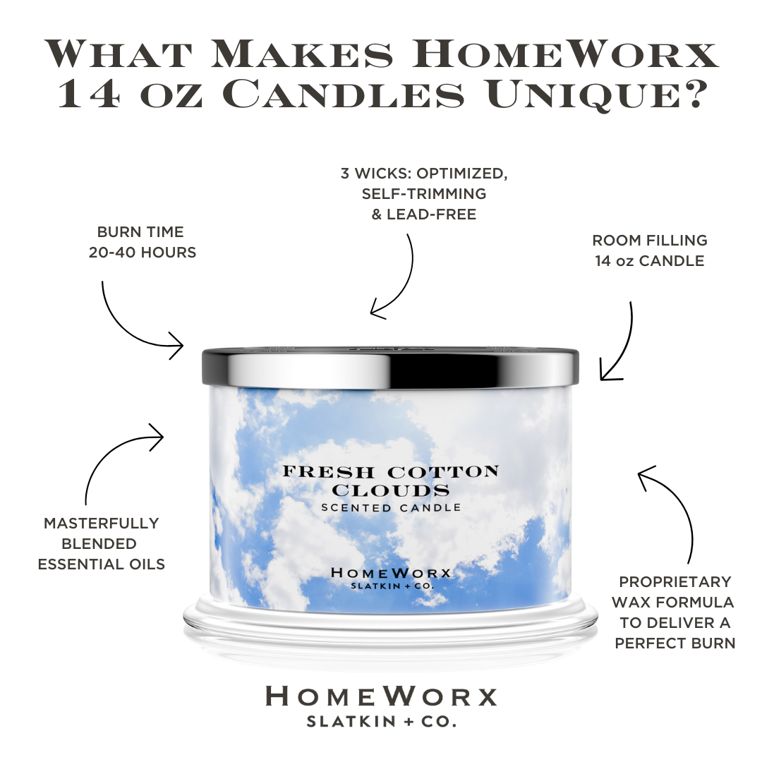 Fresh Cotton Clouds 3-wick Candle