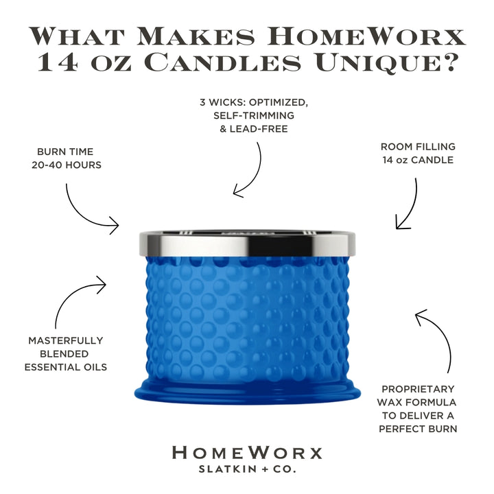 Fresh Cotton Clouds 3-wick Hobnail Candle