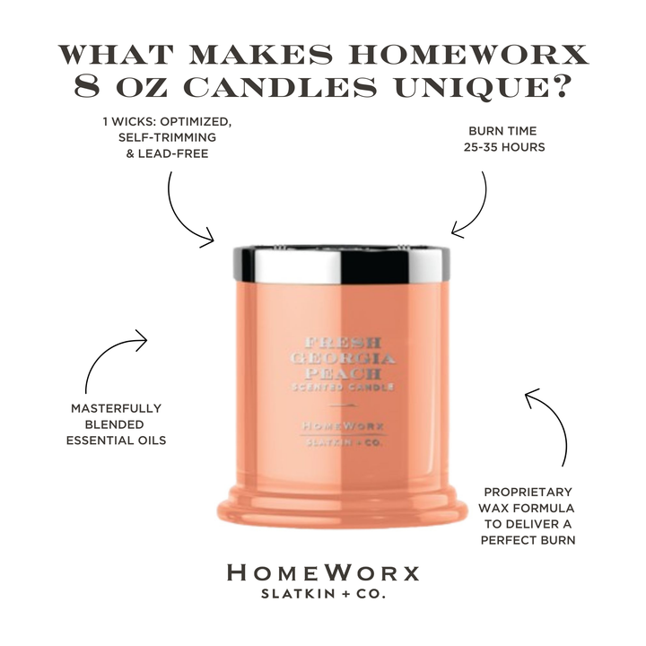 Fresh Georgia Peach 1-wick Candle