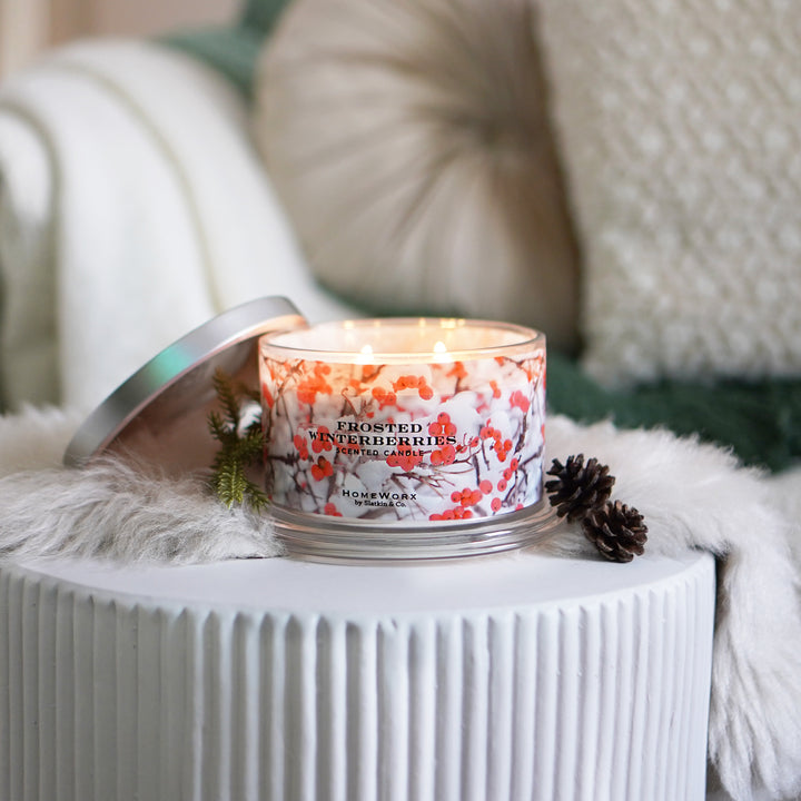 Frosted Winterberries Candle