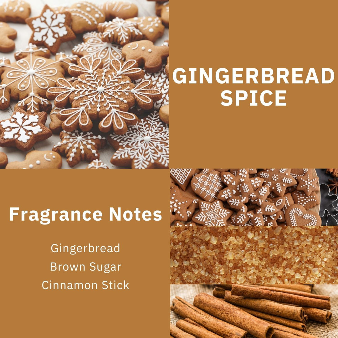 ScentWorx Gingerbread Spice Set of Two 3-Wick Candles