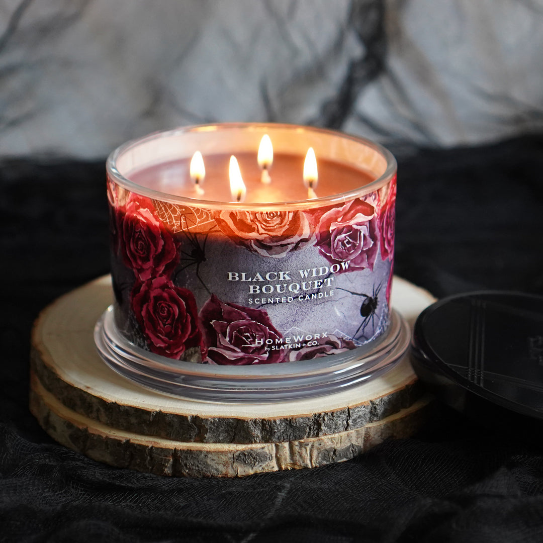 Black Widow Bouquet Candle