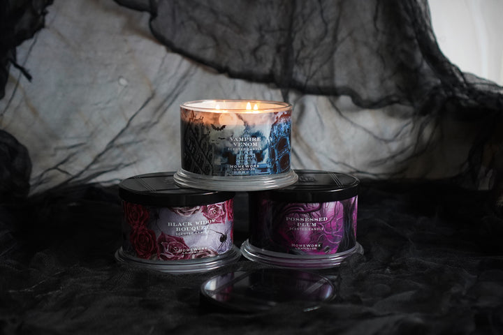 Black Widow Bouquet Candle