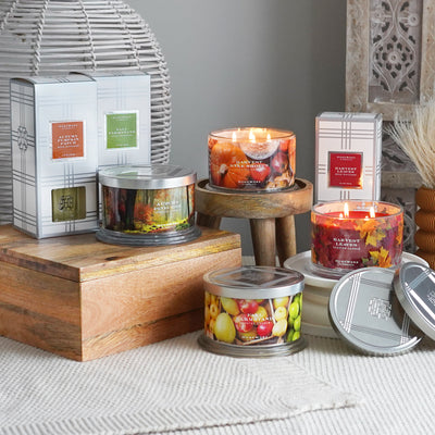 Harvest Leaves Candle