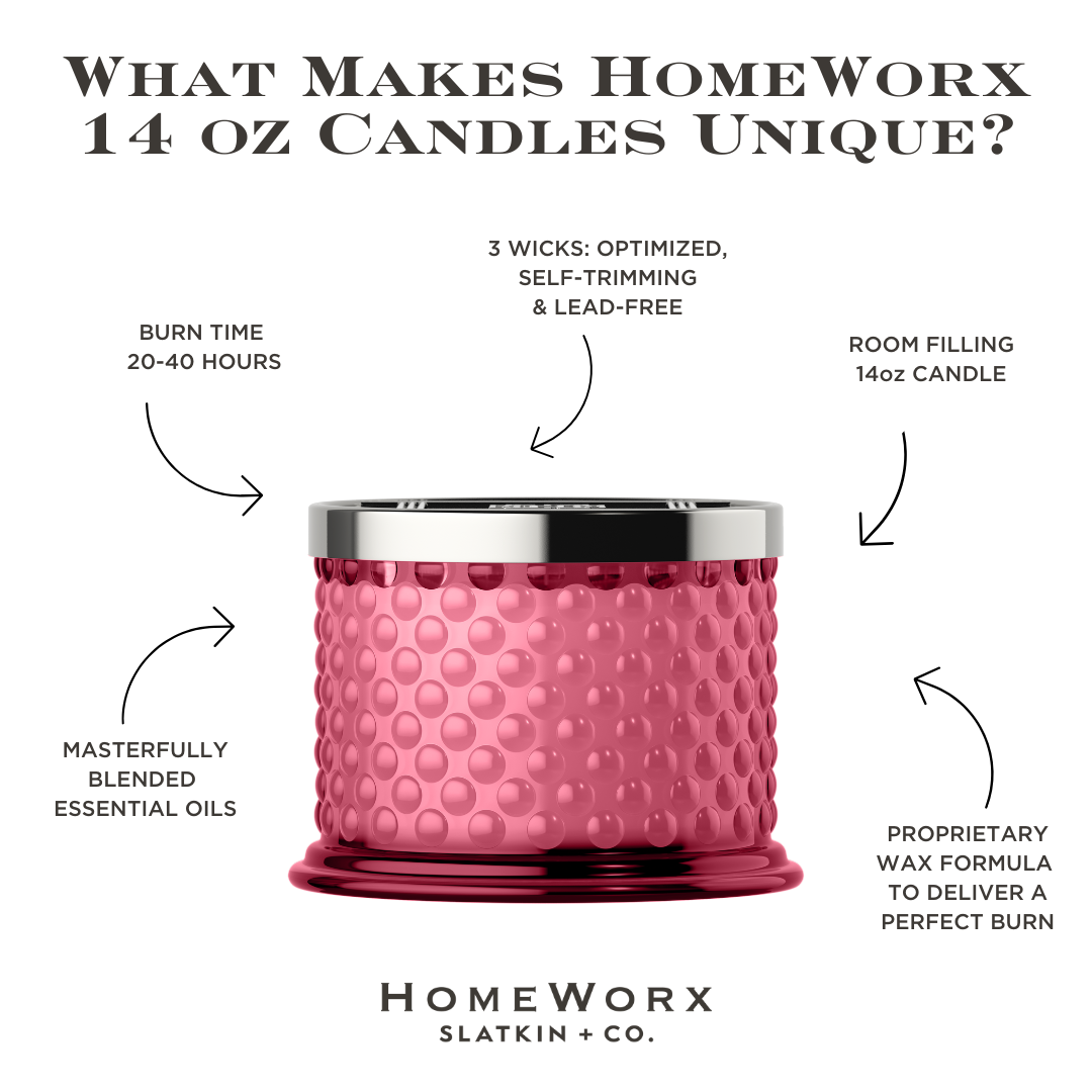 Hibiscus Flower Hobnail Candle