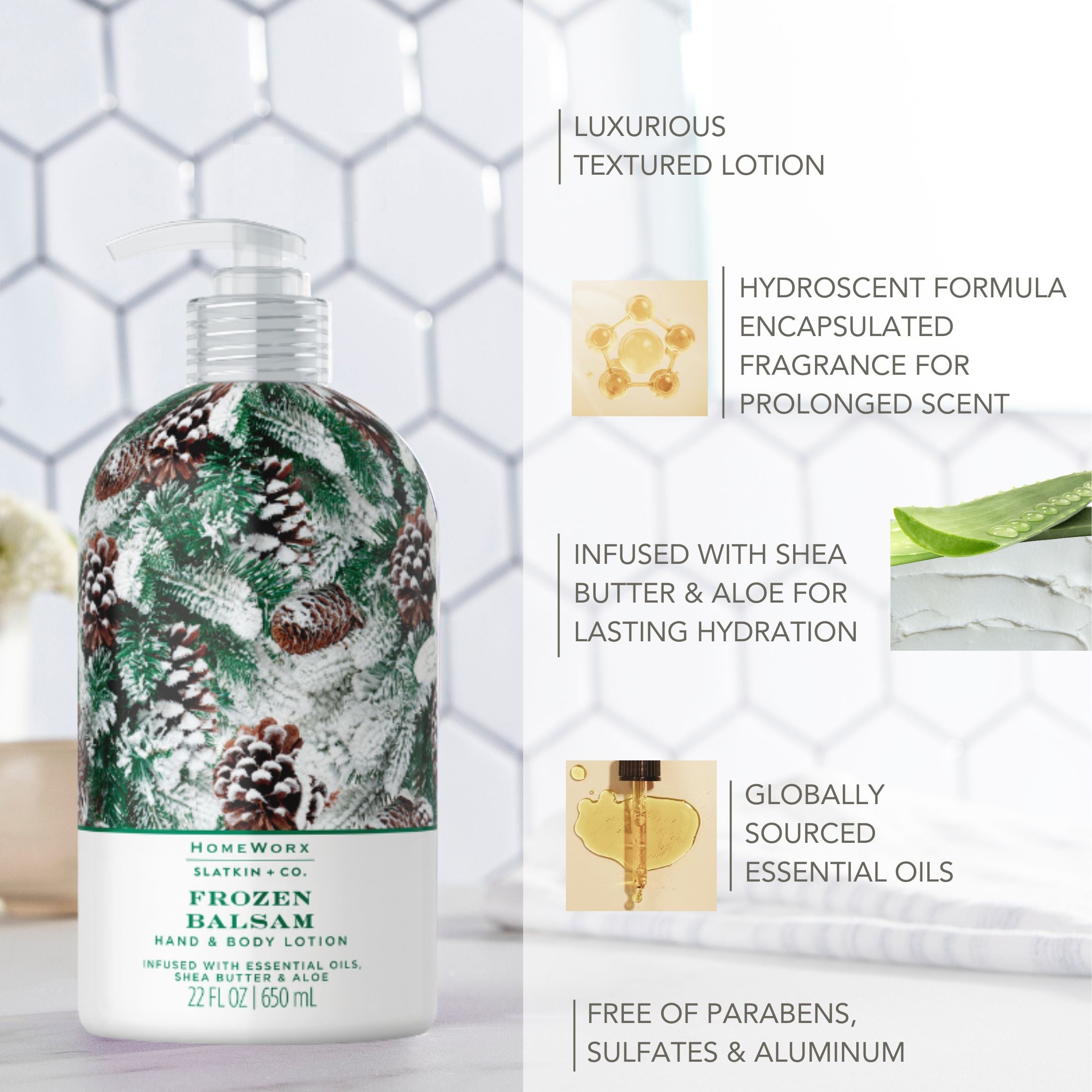 Frozen Balsam Hand & Body Lotion – Slatkin + Co.