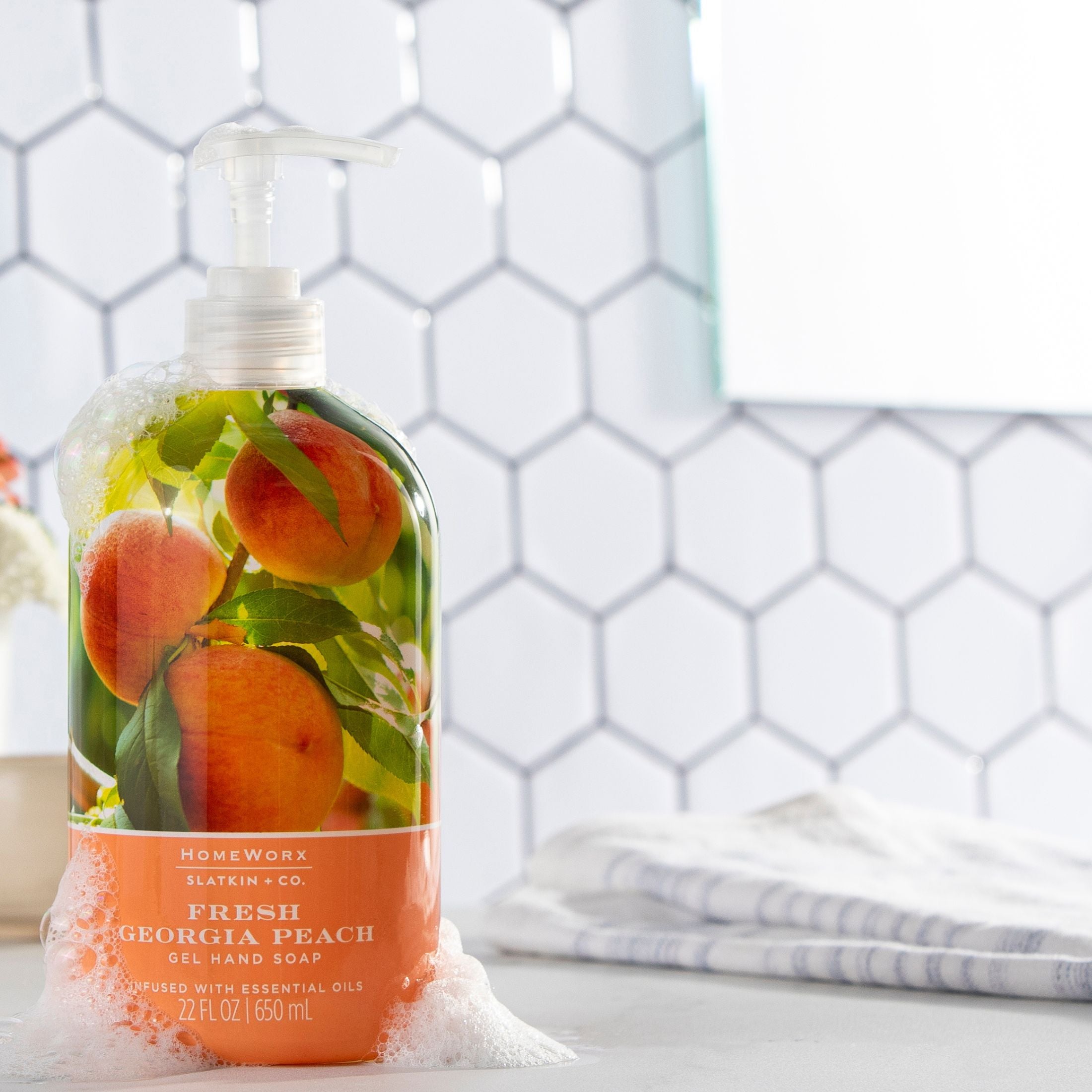 Farmstand Peach Gel Hand Soap – Slatkin + Co.
