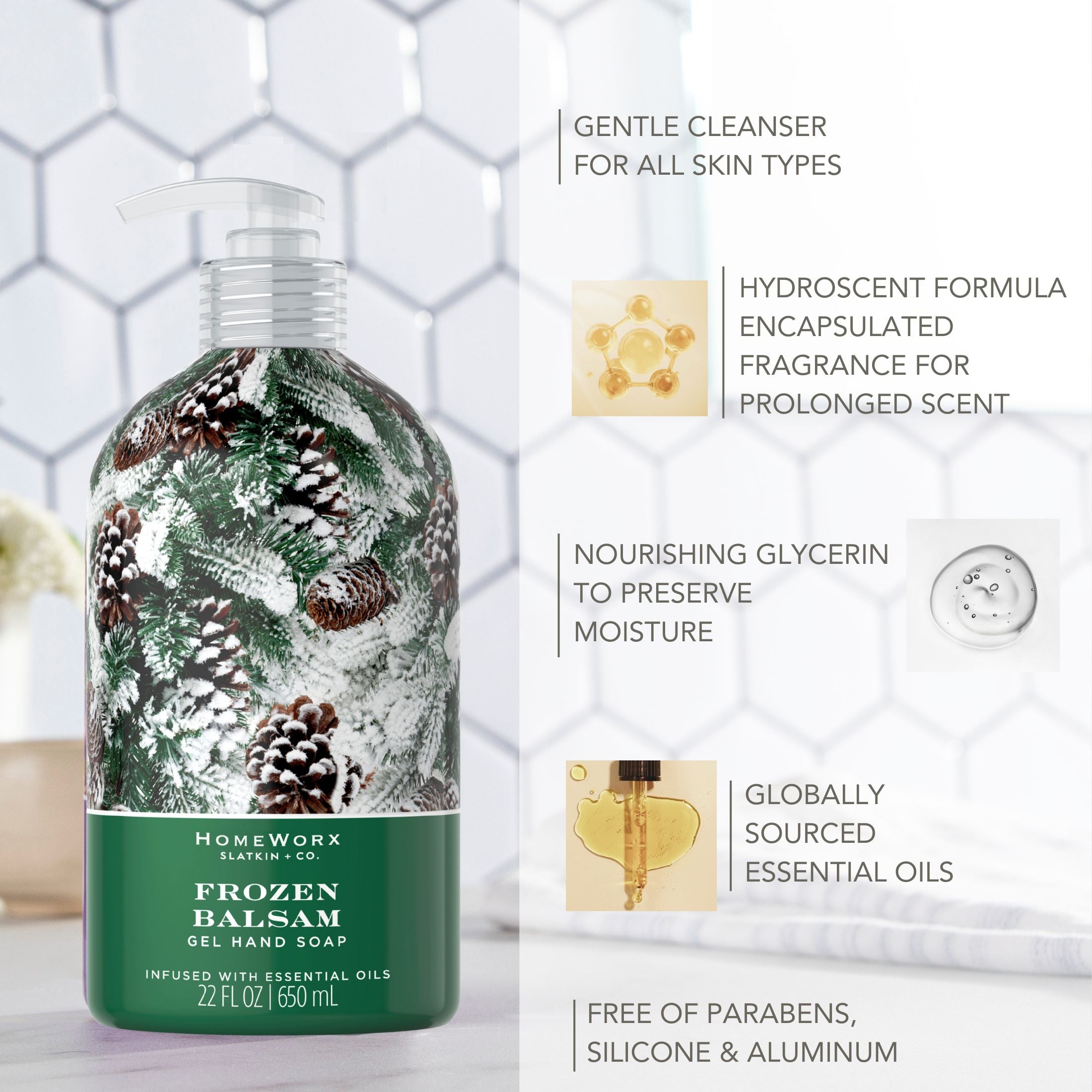 Frozen Balsam Gel Hand Soap – Slatkin + Co.