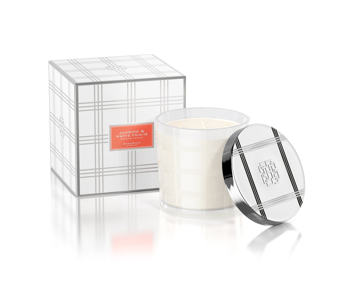 Jasmine & White Peach 80 oz. 5-Wick Luxe Candle