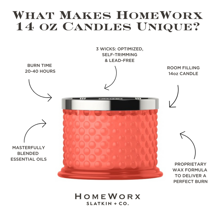 Jasmine & White Peach Hobnail Candle