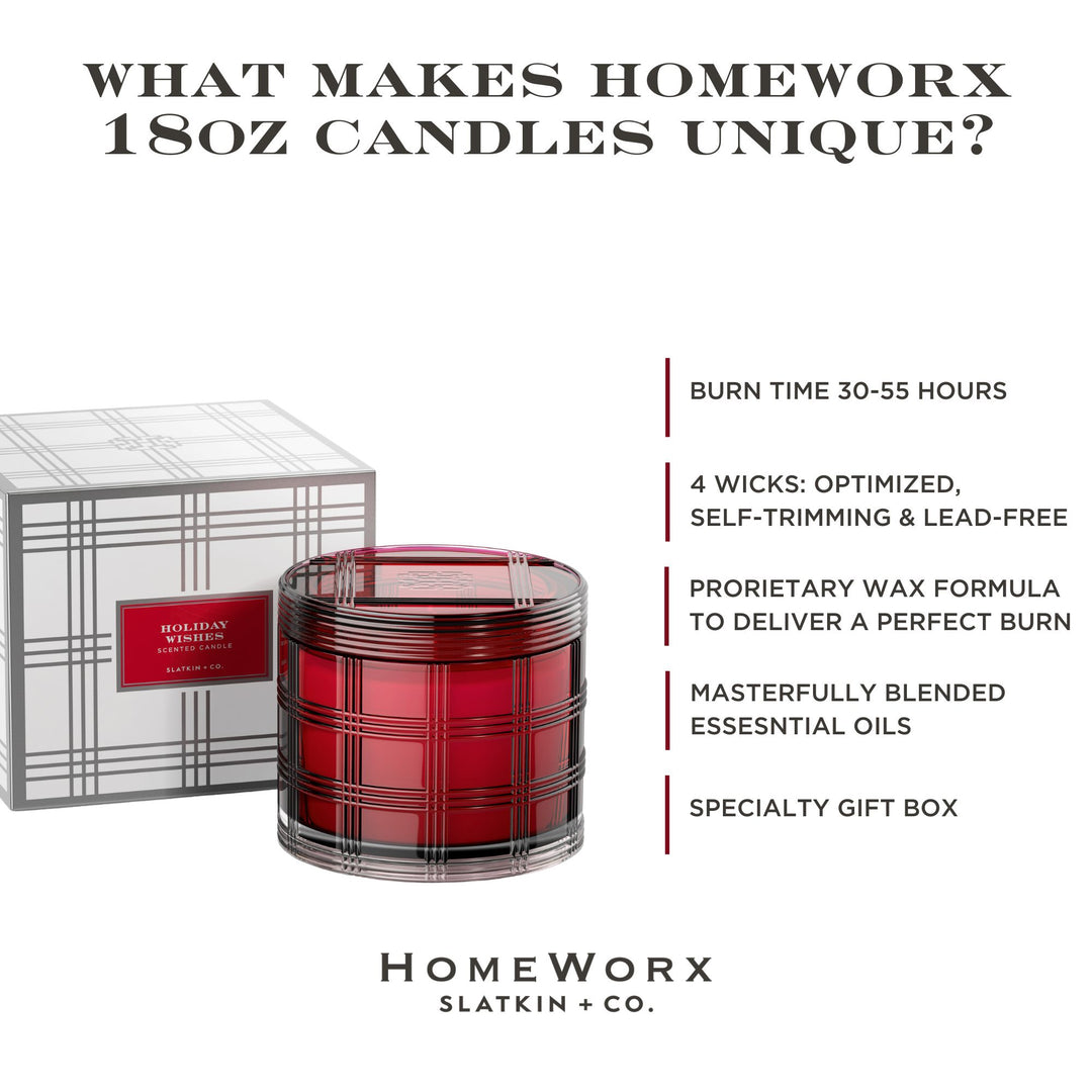 Holiday Wishes 4-wick Specialty Candle with Gift Box
