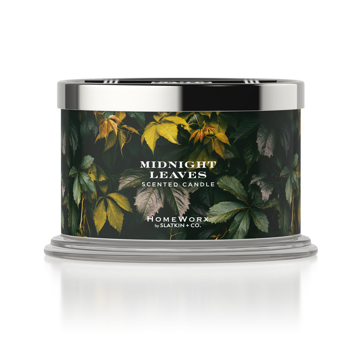 Midnight Leaves Candle