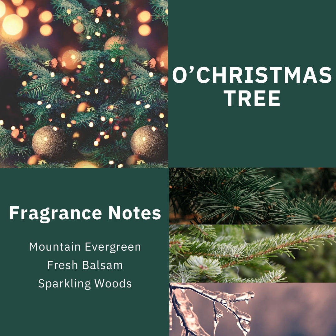 ScentWorx O'Christmas Tree Set of Two 3-Wick Candles