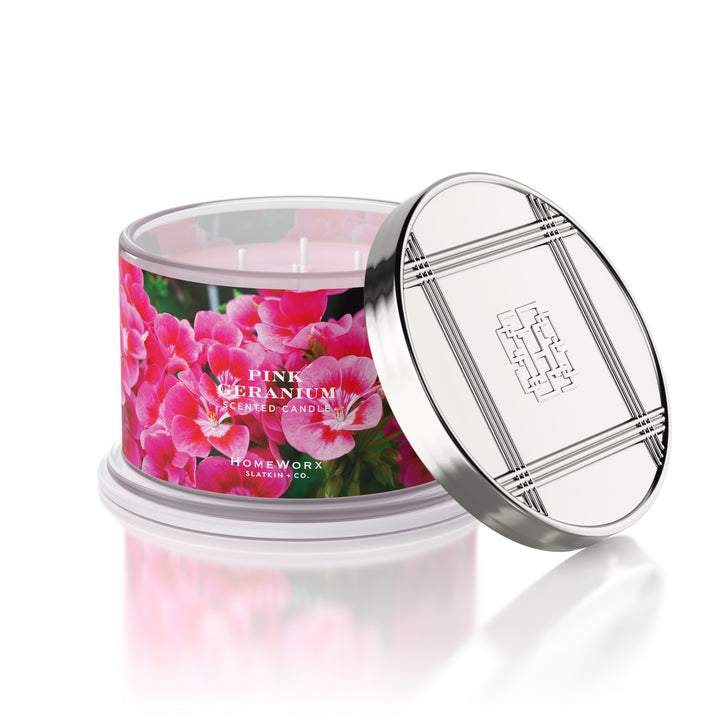 Pink Geranium Candle