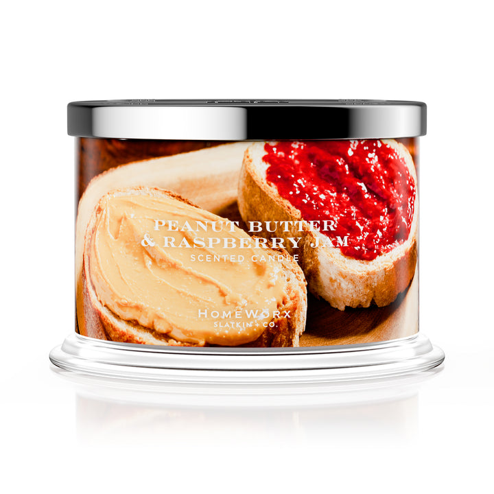 Peanut Butter & Raspberry Jam 4-wick Candle