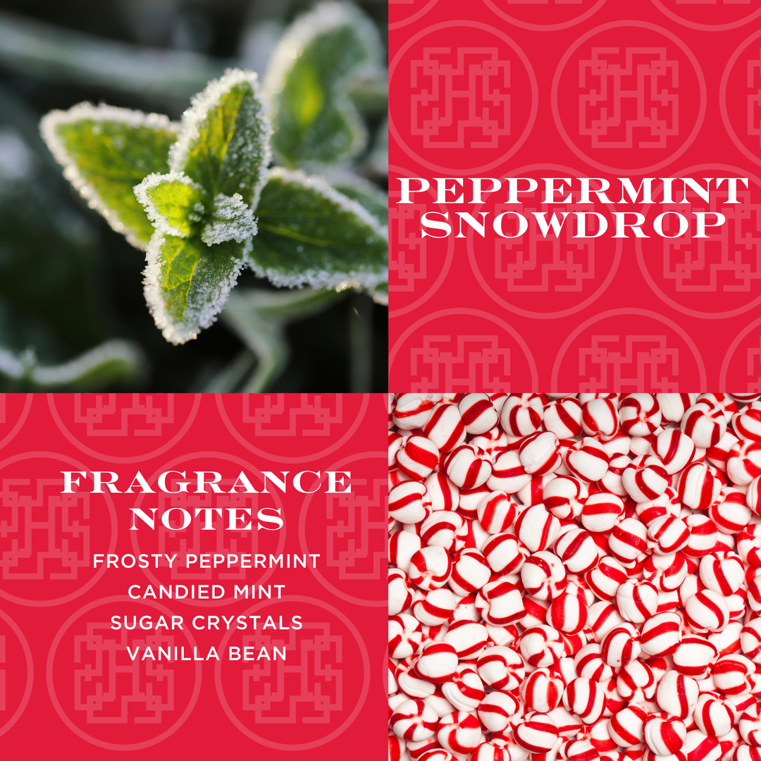 Peppermint Snowdrop 4-Wick Candle