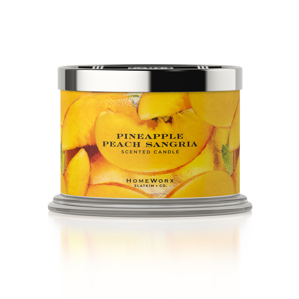 Pineapple Peach Sangria 3-wick Candle – Slatkin + Co.