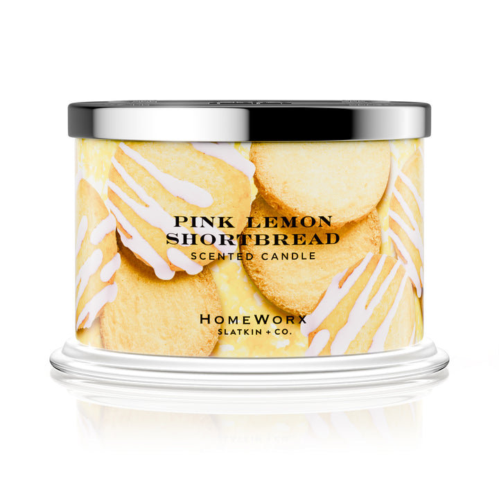 Pink Lemon Shortbread Candle