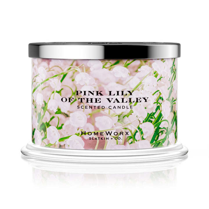 Pink Lily of the Valley Candle